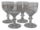 Large port wine glasses with oak leefs
