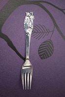 item no: Fyrtårnet - sølv gaffel