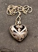 Sterling silver heart pendant 3.2 x 3.6 cm. and sterling chain item no. 631866