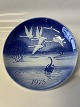 Christmas plate Desiree Denmark 1975The Ugly DucklingOld Copenhagen blueHans Christian ...