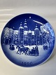 Christmas plate Desiree Denmark 1990Rosenborg CastleOld Copenhagen blueHans Christian ...