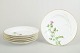 Royal Copenhagen Thistle, set of six dinner plates.Set of six hand-painted porcelain dinner ...