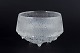 Tapio Wirkkala for Iittala, bowl.Pressed clear glass bowl from the Ultima Thule series, ...