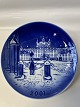 Christmas plate Desiree Denmark 2001Fredensborg CastleOld Copenhagen blueHans Christian ...