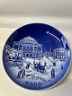 Christmas plate Desiree Denmark 2002The Royal Danish TheatreOld Copenhagen blueHans ...