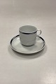Royal Copenhagen Sirius Mocha Cup and Saucer No. 060Designed by Alev SiesbyeMeasurements: ...