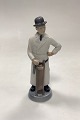 Royal Copenhagen Figurine Butcher No. 4645. Measures 20cm / 7 .86 inch 3rd QualityDesigned ...