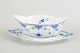 Royal Copenhagen Blue Fluted Half Lace, sauce boat with ...