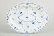 Royal Copenhagen Blue Fluted Half Lace, oval dish.