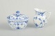 Royal Copenhagen Blue Fluted Half Lace, sugar bowl and ...