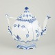 Royal Copenhagen Blue Fluted Full Lace, teapot.Teapot in hand-painted porcelain from the ...