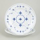 Royal Copenhagen Blue Fluted Plain, set of two dinner plates.Set of two hand-painted porcelain ...