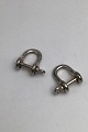 Ole Lynggaard Sterling Silver Cufflinks (Shackles)Measures 2.3 cm x 2.3 cm (0.90 inch x 0.90 ...