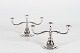 Grann & LaglyePair of 3-armed silver candelabra from 1955Made of genuine silver ...