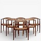 Hans J. Wegner / Johannes Hansen.JH 501 - Set of 6 ...
