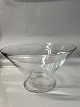 Holmegaard bowl clear glass.Dimensions 17 x 30 cm