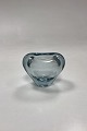 Holmegaard Menuet Glass Vase. Color: Aqua. Shape: Heart. Designed by Per Lütken. In production ...