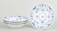 Royal Copenhagen Blue Fluted Half Lace, set of four small deep plates.Set of four small ...