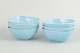 Höganäs Keramik, set of six bowls.Set of six stoneware bowls with light blue glaze and ...