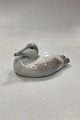 Bing and Grøndahl Figurine of Eider Duck/Drake No. 1507. Signed ?. Jacobsen. The colors are pale ...