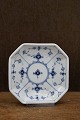 8-cornered saucer in Blue Fluted Plain from Royal Copenhagen...