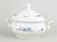 Meissen Blue Orchid, large soup tureen.Large soup tureen in hand-painted porcelain with Blue ...