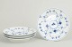 Royal Copenhagen Blue Fluted Plain set of four lunch ...