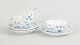 Royal Copenhagen Blue Fluted Plain set of three tea cups ...