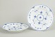Royal Copenhagen Blue Fluted Half Lace two dinner plates.Two hand-painted porcelain dinner ...