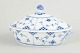 Royal Copenhagen Blue Fluted Half Lace oval lidded tureen.