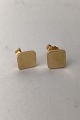 Georg Jensen 18K Gold Earrings (Studs) No. 1084 Measures 0.8 cm x 0.8 cm (0.31 inch x 0.31 ...