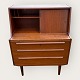 Chatol with writing board in teak veneer from the 1960s, Danish modern, Dimensions: HxWxD ...