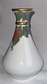 Art Nouveau vase in porcelain from Royal Copenhagen with beautiful and colorful decoration ...