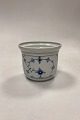 Bing and Grondahl Blue Painted Blue Fluted Flower Pot No. 668 Measures 11 cm x 13.5 cm /  ...