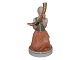 Royal Copenhagen Overglaze figurineGirl with the Horn of Gold