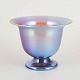 Loetz iridescent glass vase.Bowl-shaped vase in mouth-blown glass with a wide, slightly ...