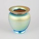 Loetz iridescent glass vase.Elegant vase in mouth-blown glass with a silky matte iridescent ...
