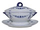 Bing & Grøndahl Empire, lidded gravy boat.The factory mark tells, that this was produced ...