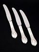 Evald Nielsen, set of three lunch knives. Model number 3.Elegant lunch knives in 830 silver ...