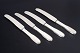 Evald Nielsen dinner knives, set of four. Model number 14.Elegant dinner knives in 830 silver ...