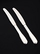 Evald Nielsen, two lunch knives. Model nummer 14.Elegant lunch knives in 830 silver and ...