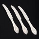 Georg Jensen, set of three fruit knives Fuchsia.Set of three fruit knives in stainless steel ...