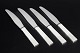 Georg Jensen, set of four Parellel lunch knives.Set of four lunch knives in stainless steel ...