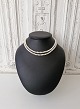 Very beautiful two-strand cultured pearl necklace with clasp in 18 kt gold. Hallmarked 750. ...