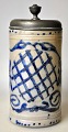 German Westenwälder mug, 1853, stoneware, with gray salt ...