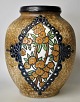 Czech faience vase, Amphora, circa 1910.