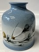 Royal Copenhagen Faience Celeste, vase.Designed and signed by Ellen Malmer.Decoration ...