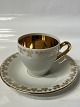 Gold rose, Espresso cup with saucer.The diameter of the cup is 5.9 cm., height 5.3 cm.Nice ...