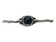 Georg Jensen silverEarly brooch with labradorite stone