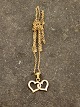 8 carat gold hearts and 8 carat gold chain